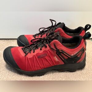 KEEN Venture Men's 9 KeenDry Ketchup Waterproof Low-Top Hiking Sneakers